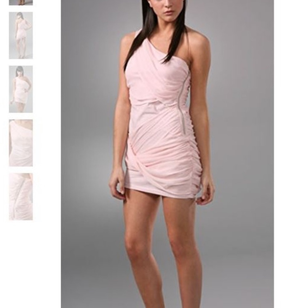 Alice + Olivia Pink one shoulder